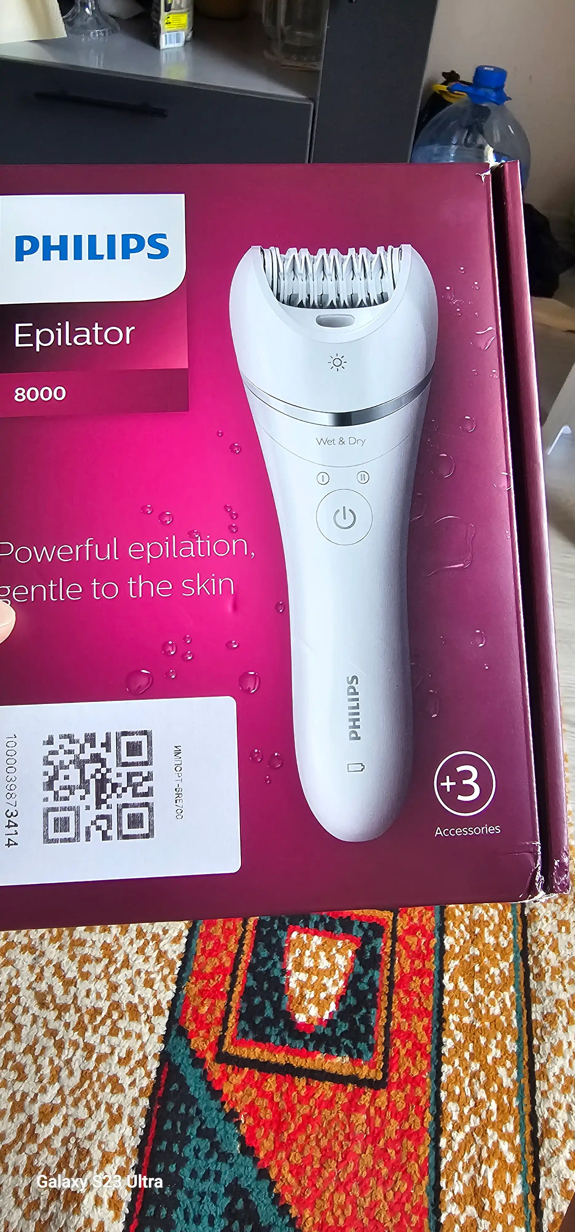 Epilyator nam va quruq epilyatsiya uchun, 8000 Philips Bre700