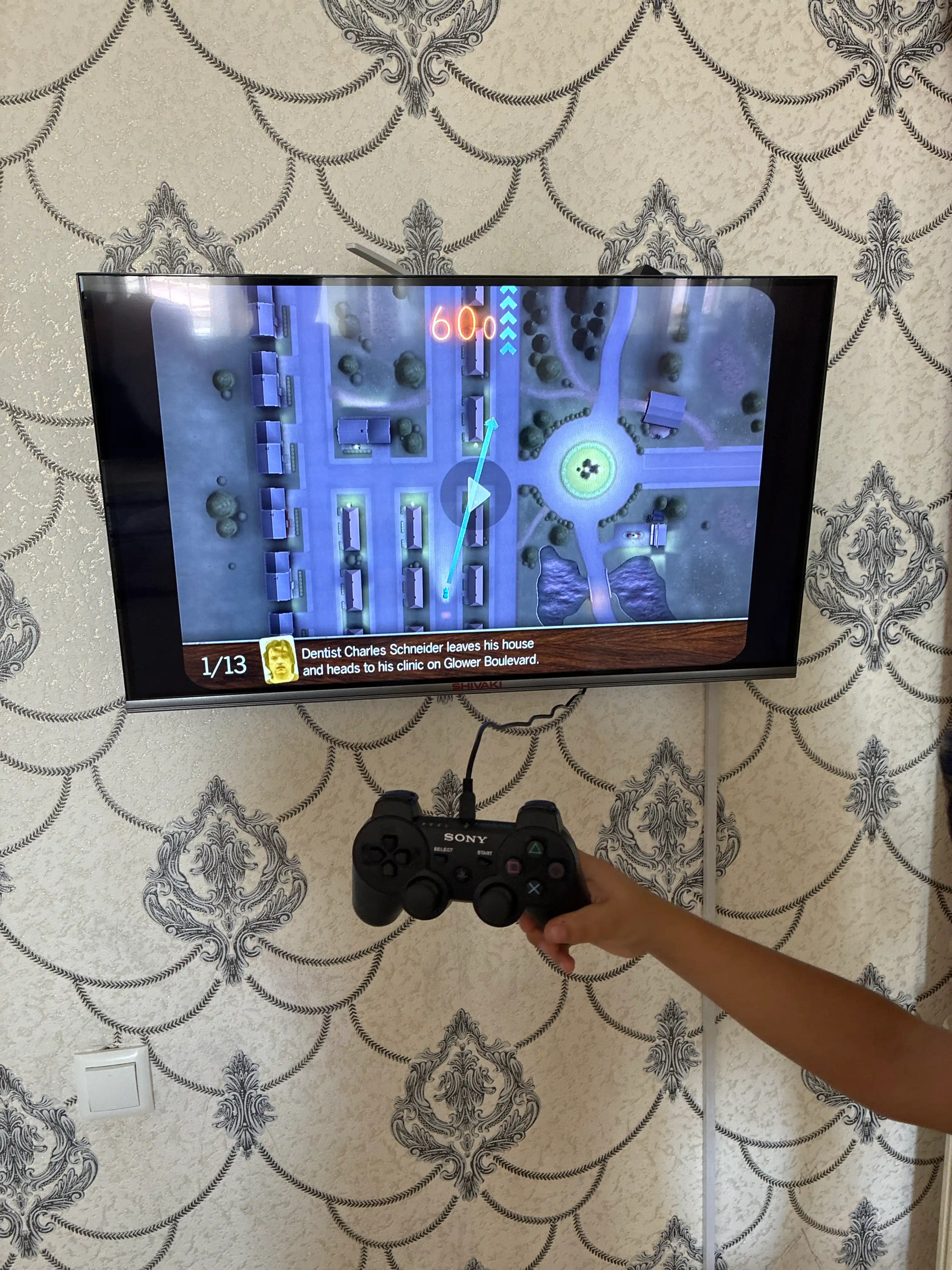 Bluetooth Joystik DualShock 3, Playstation 3 uchun kontroller, simsiz geympad