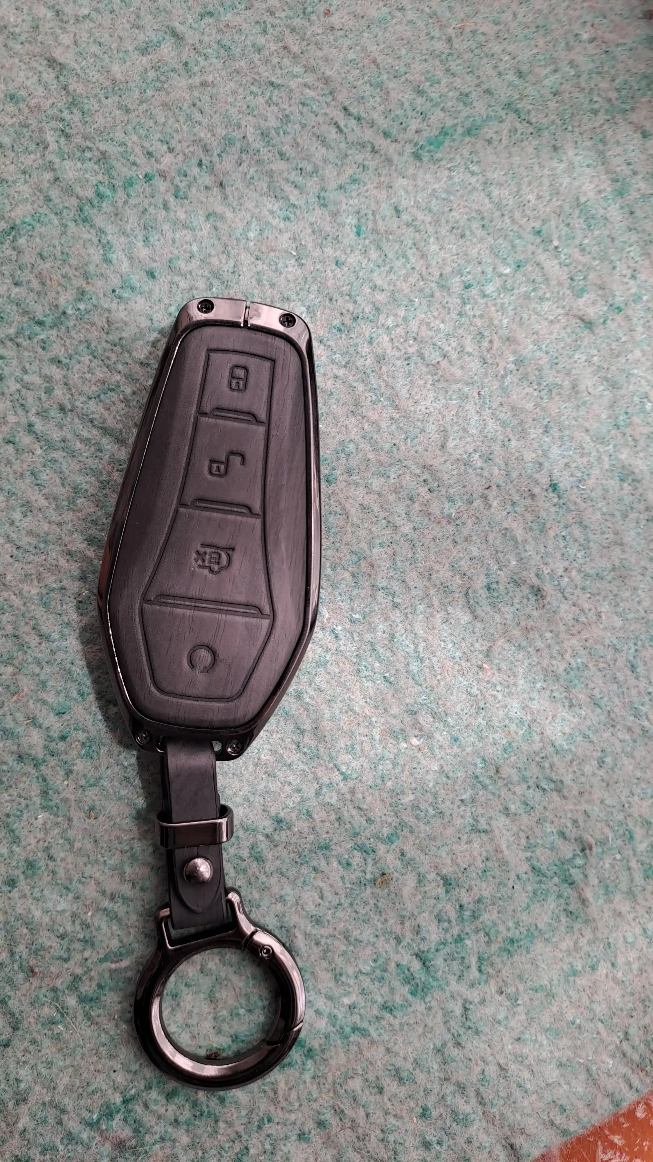 Чехол хром для ключа автомобиля Onix, Malibu 2, Cobalt, BYD, Magicar 908