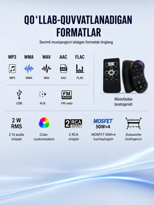 Автомагнитола Carrozzeria.AA DEH-P01 с Bluetooth, USB, AUX и FM-радио
