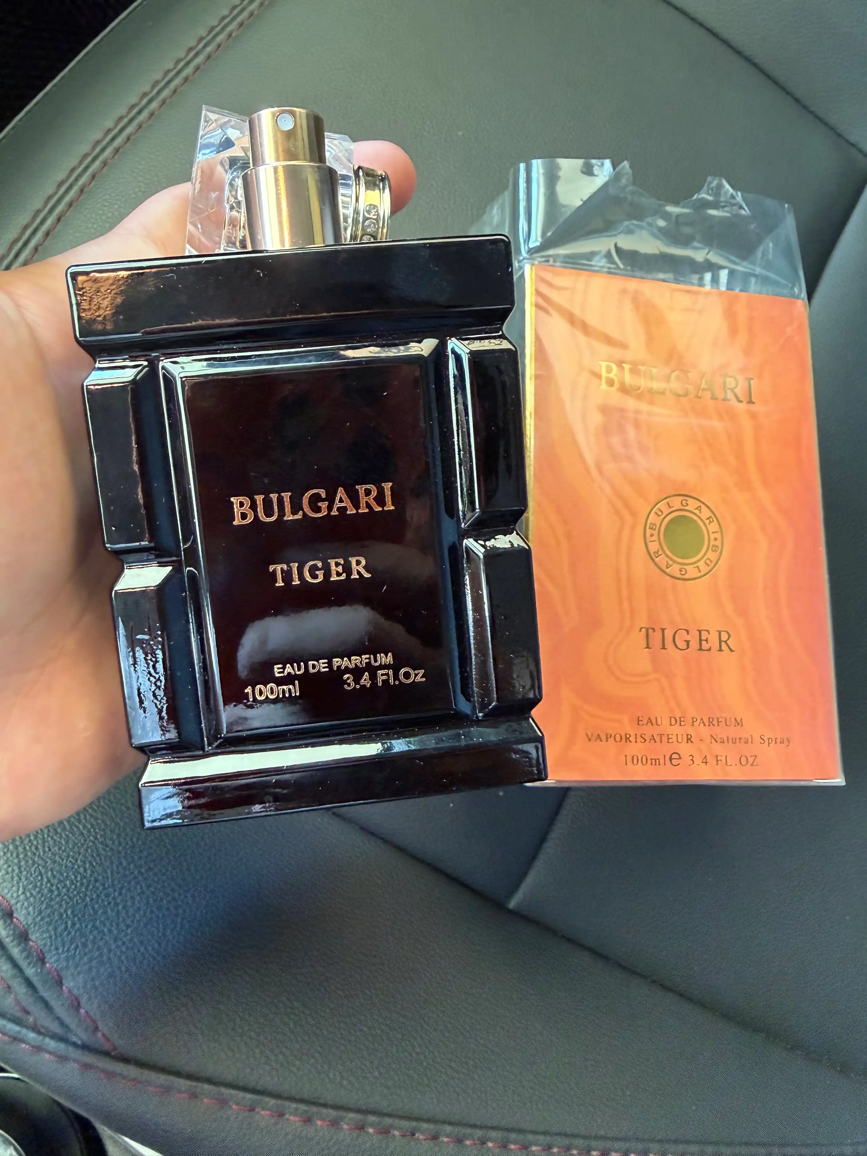 Erkaklar atiri Bulgari Tiger Eau de Parfum 100 ml, yangi yog‘ochsimon hid, sovg’a uchun