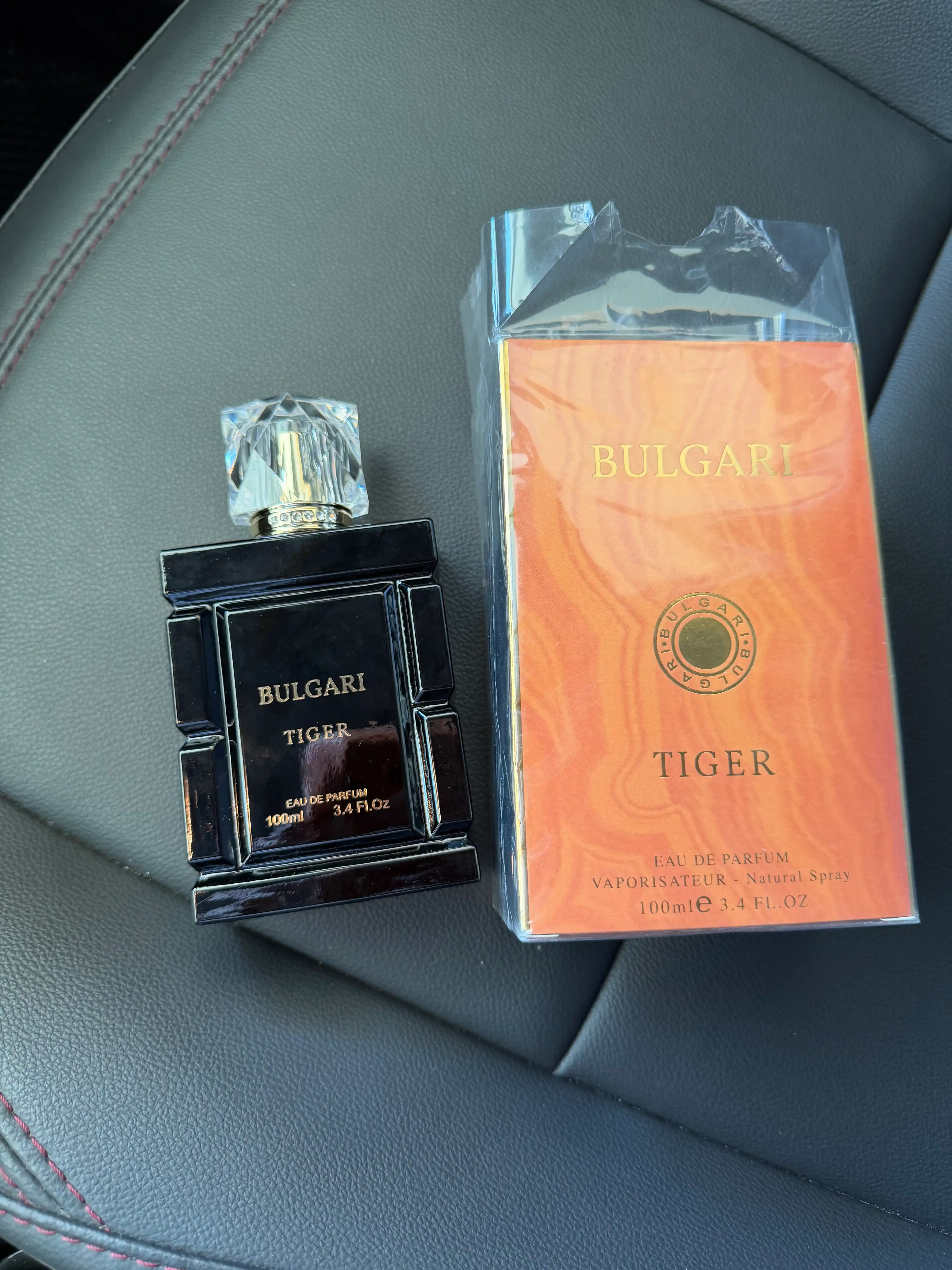 Erkaklar atiri Bulgari Tiger Eau de Parfum 100 ml, yangi yog‘ochsimon hid, sovg’a uchun