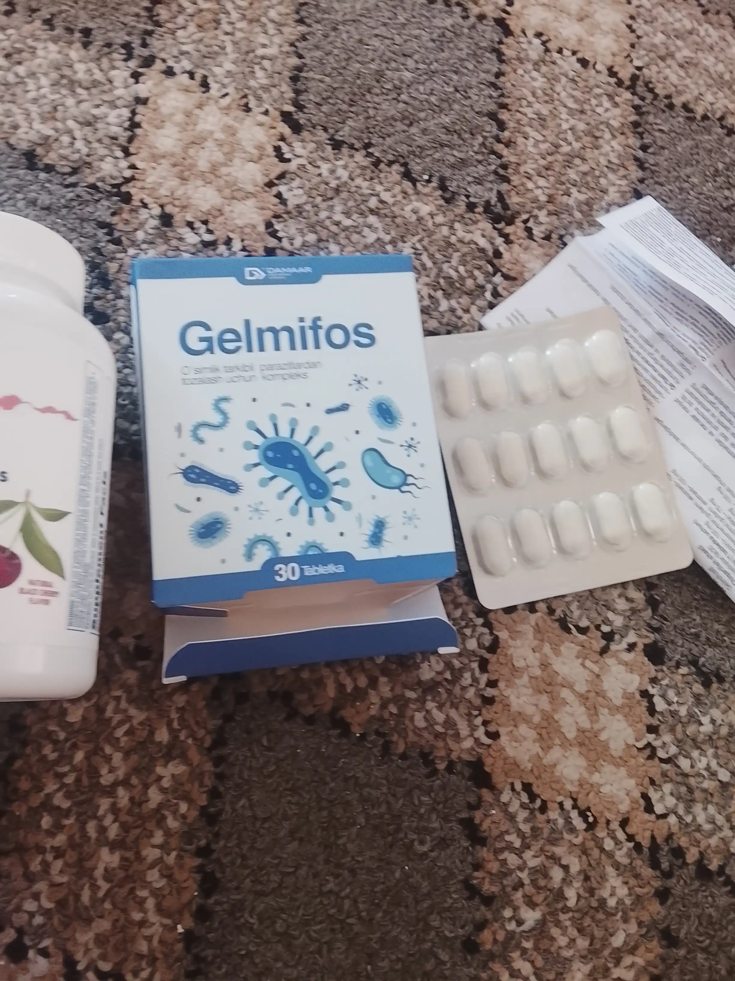 Gelmifos gijjalar va parazitlarga qarshi o‘simlik tabletkalar №30