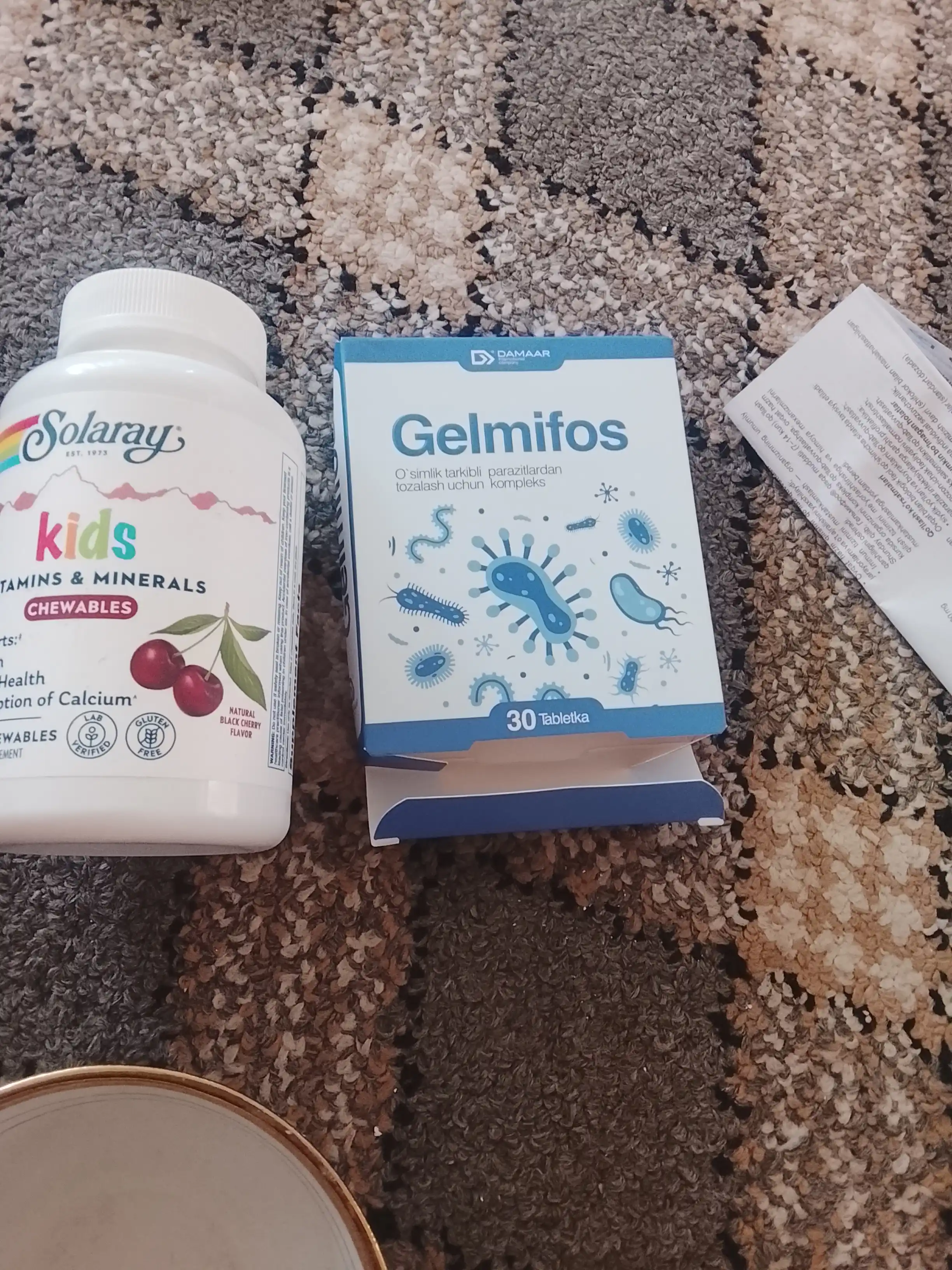 Gelmifos gijjalar va parazitlarga qarshi o‘simlik tabletkalar №30