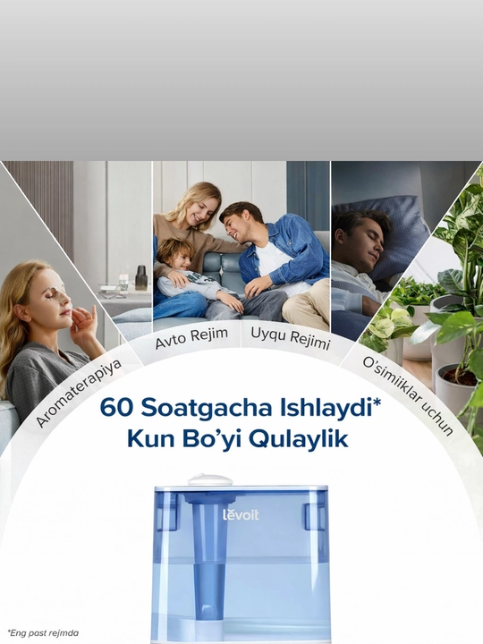 LEVOIT Classic 300S aqlli ultratovushli havo namlagich