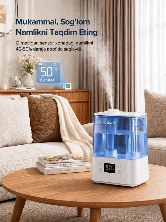 LEVOIT Classic 300S aqlli ultratovushli havo namlagich