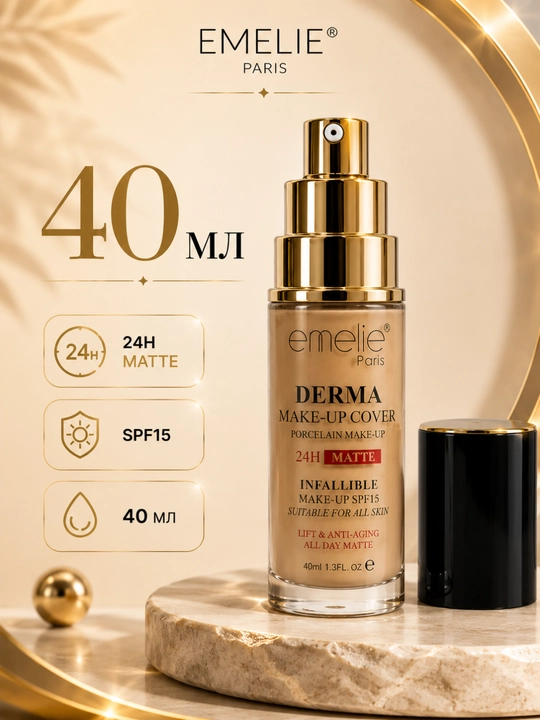 Emelie Paris Derma Make-Up Cover — тональный крем с SPF15