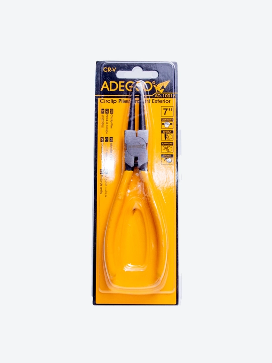 ADEGSO tashqi segman qisqich – 7" CR-V po‘lat, ergonomik tutqichli