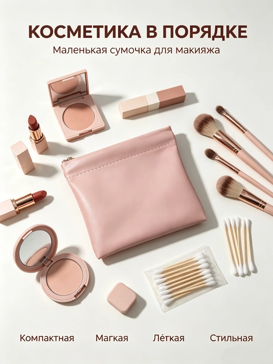Компактная сумка для хранения мелочей – универсальная, для путешествий и дома