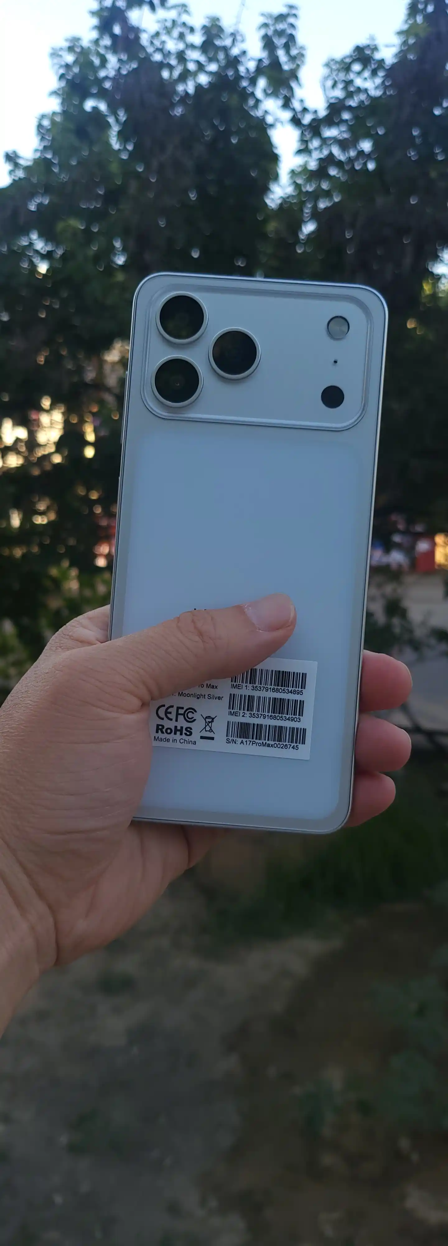 Смартфон 17 Pro Max Wave 7C, камера 32 Мп, батарея 5000 мАч