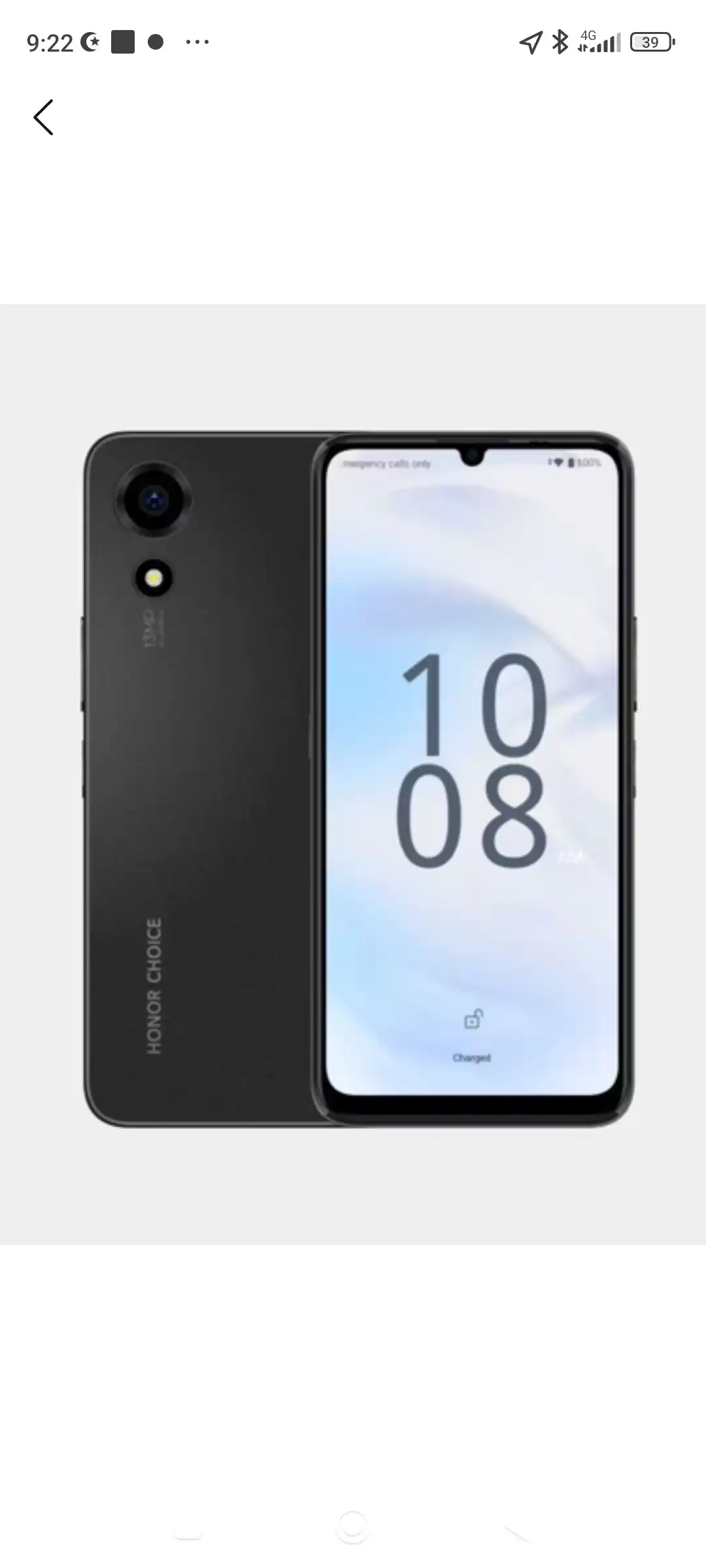 Smartfon HONOR CHOICE T10, 2ta sim,5000mAh,HD ekran,1 Yil kafolat