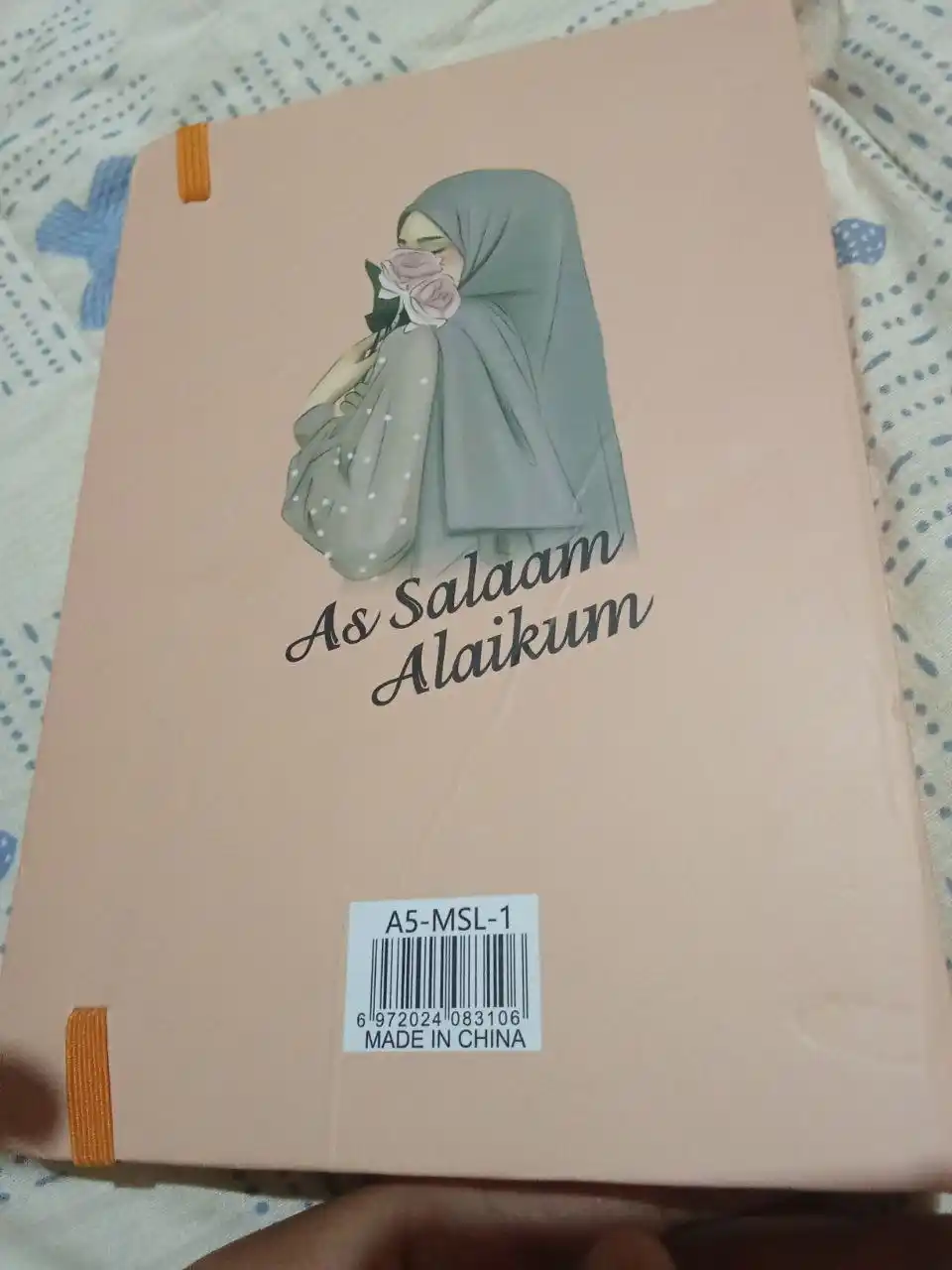 Elastik tasmali qafasli daftar, yozuvlar uchun daftar, planer, dua kundaligi