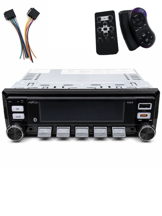 Автомагнитола AVA PRO 9009, Bluetooth, USB, AUX, 7-цветный дисплей, 4×60 Вт