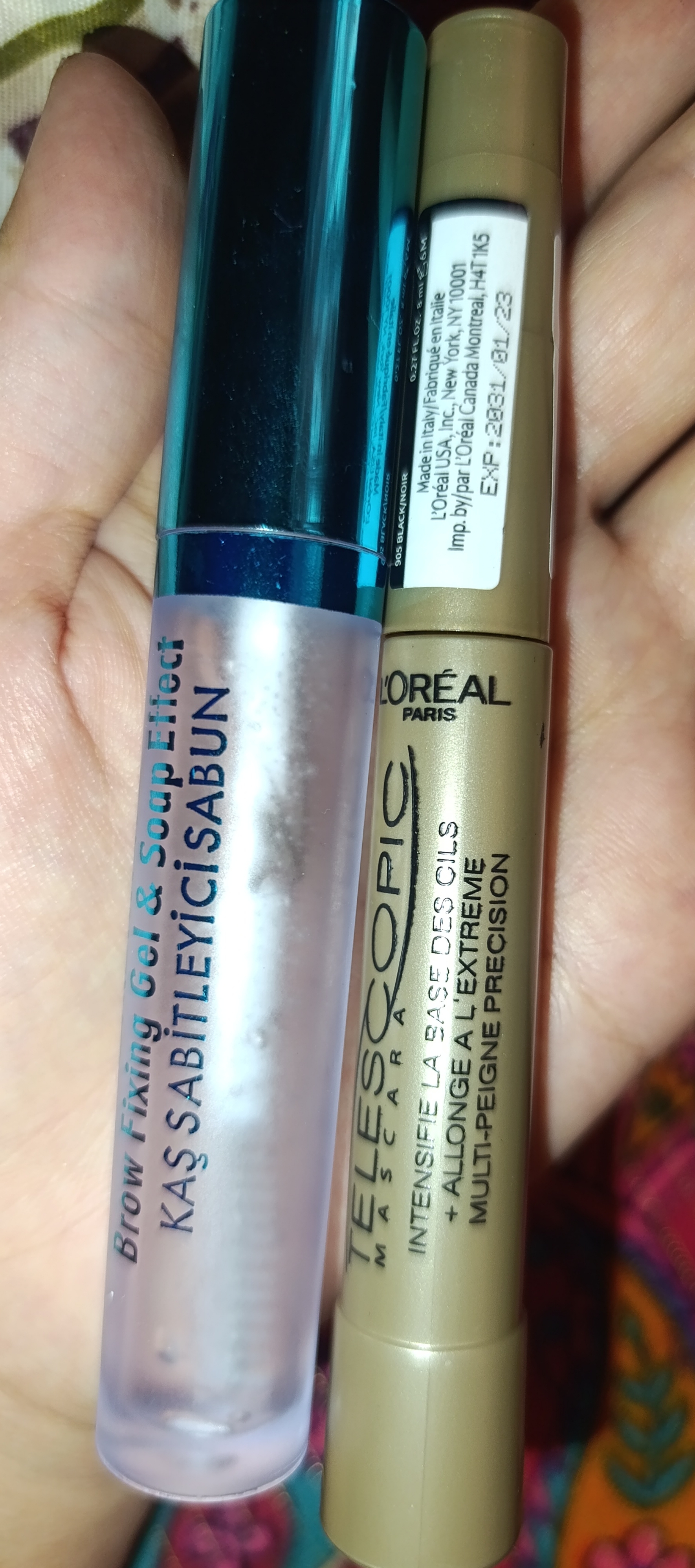 Gabrini qosh fiksatori geli Brow Fixing Soap effect, qoshlarni yotqizish uchun, shaffof, 8 ml
