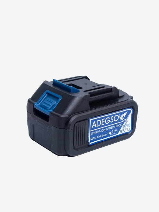 ADEGSO akkumulyatorli burchak silliqlash mashinasi – 21V, 2×4000mAh, zaryadlovchi bilan