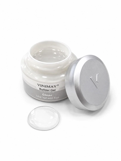 VINIMAY Builder Gel Clear shaffof modellashtiruvchi tirnoq uzaytirish geli, 14 g
