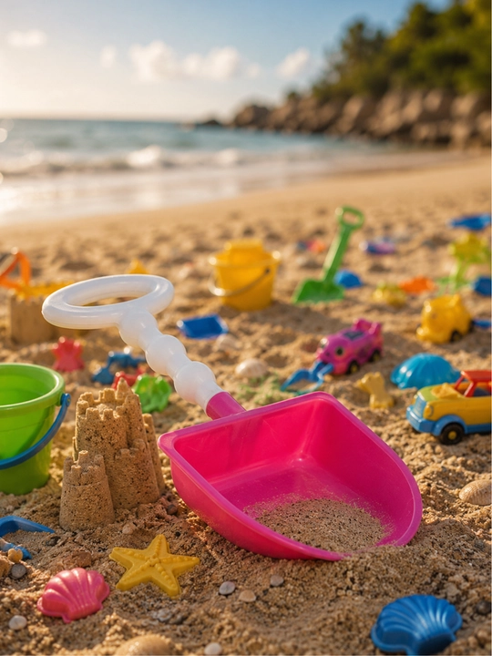 Bolalar uchun qum bilan o‘ynashga mo‘ljallangan plastik belkurak - 