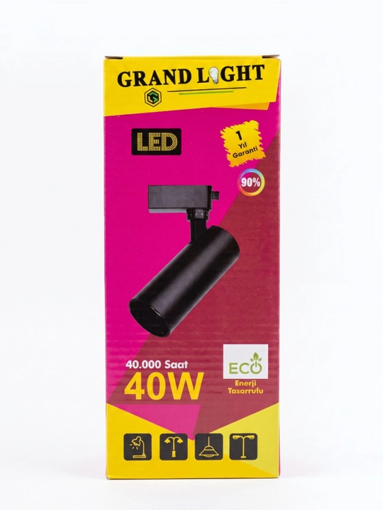 Navigate 30 Vt trekli LED yoritgichi, qora, shiftga o‘rnatiladigan - 