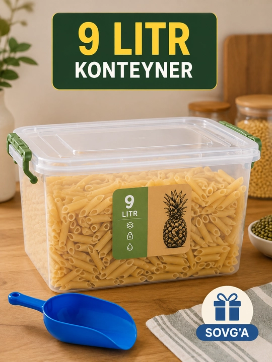 Контейнер для хранения продуктов, пластиковый контейнер с крышкой