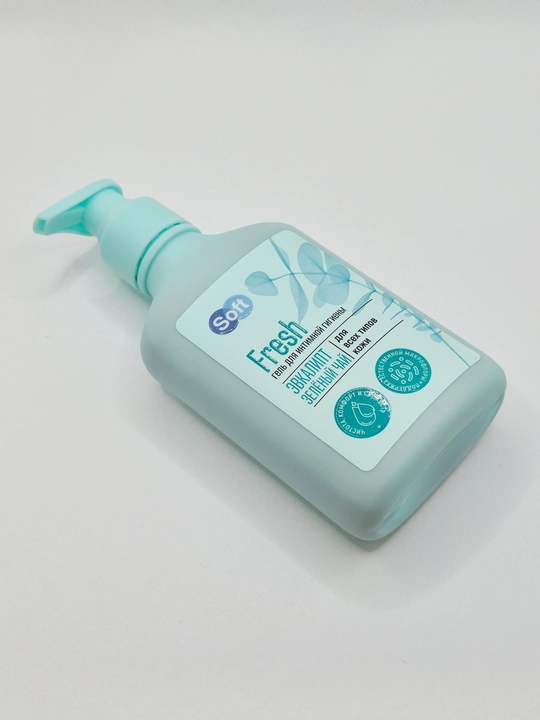Гель для интимной гигиены SOFT Fresh с эвкалиптом и зелёным чаем, для всех типов кожи - 