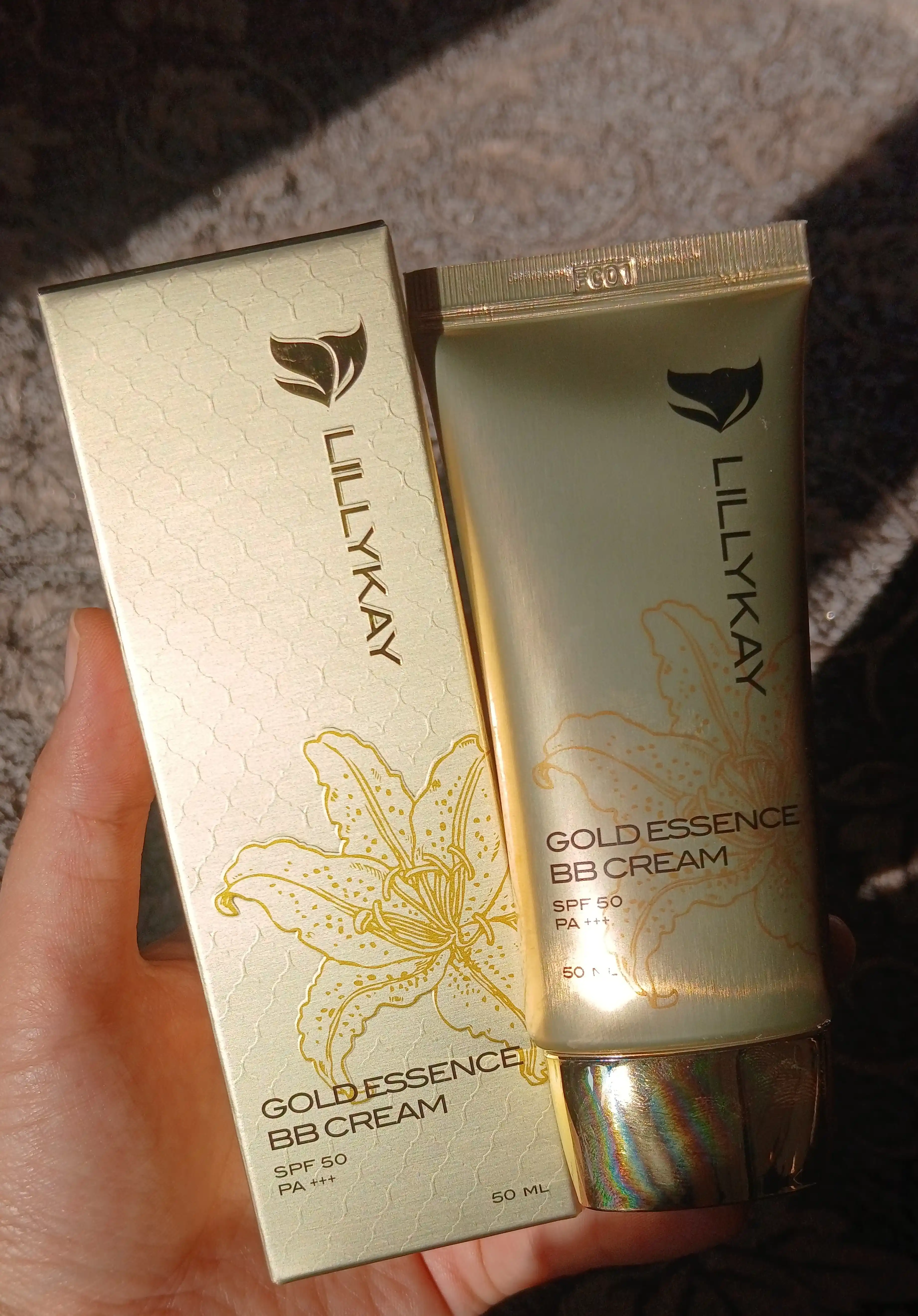 BB-крем для лица, Lillykay Gold Essence, BB-крем с экстрактом золота, 50 мл, Корея