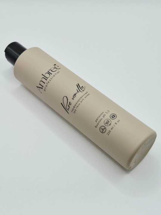 Ambree Professional Pure Vanilla parfyumlangan SPA dush geli, retinol va biotin bilan - 