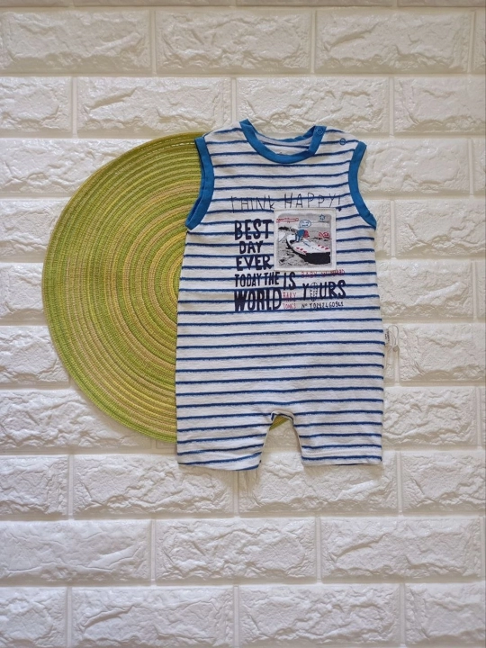 Turkiya: Yengsiz chaqaloqlar kombinezoni baby romper Think Happy