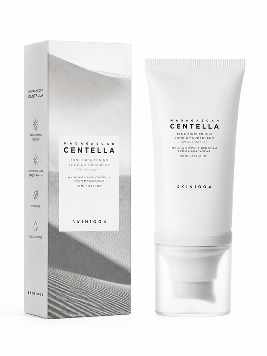 Солнцезащитный крем SKIN1004 Madagascar Centella Tone-Up Sunscreen SPF50+ PA++++ 50 мл - 