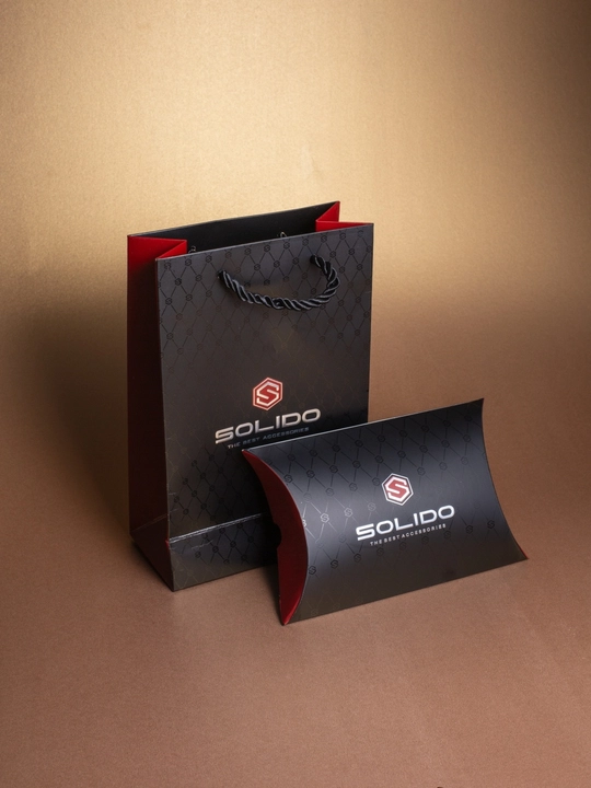Портмоне кошелек трифолд Solido, из натуральной кожи