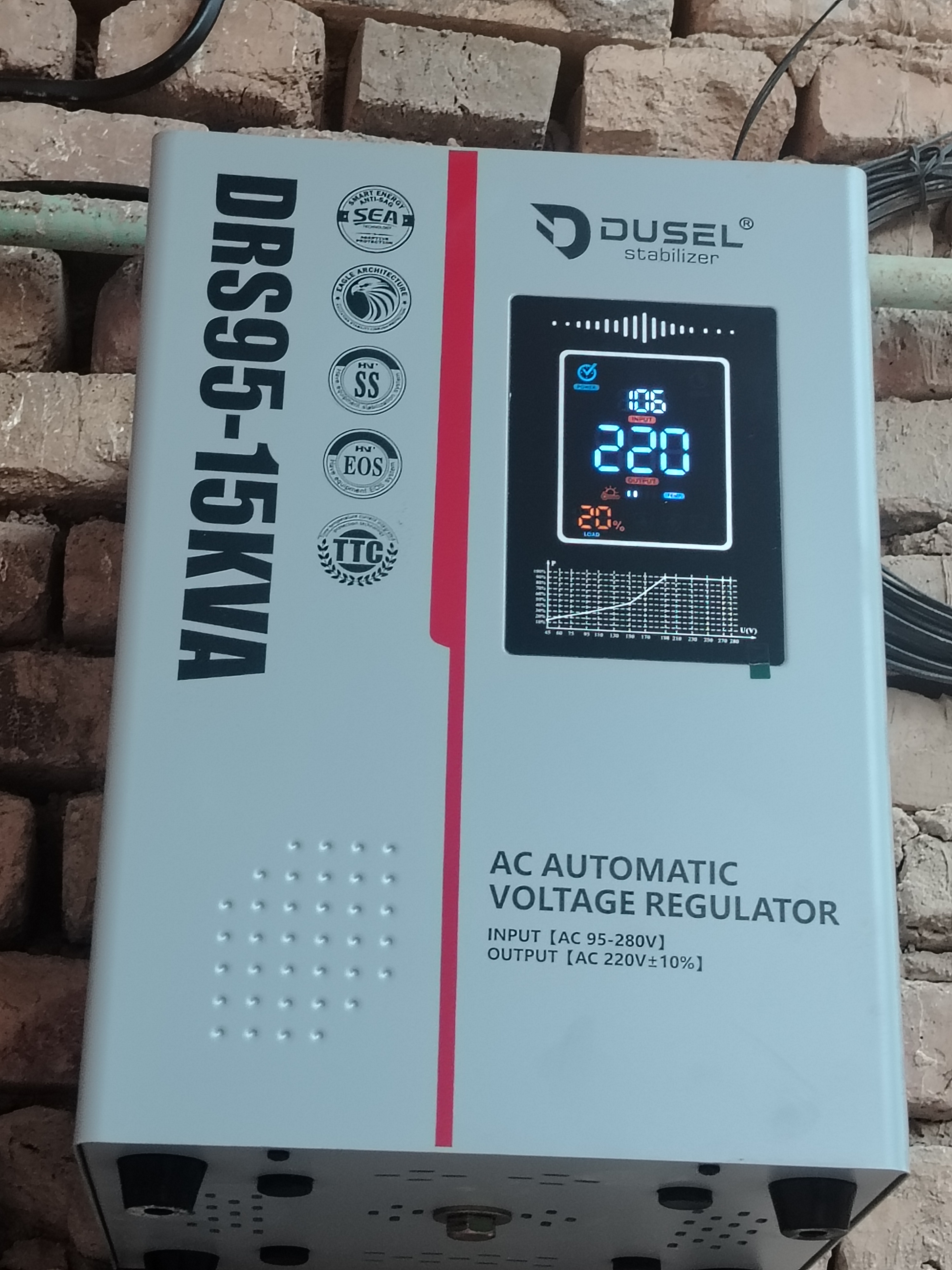 Dusel kuchlanish stabilizatori 10KVA, 12KVA, 15KVA, 20KVA