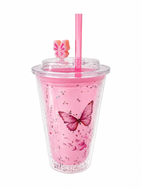 Muhrlangan qopqoq va xafsiz plasmassali stakan, 700 ml