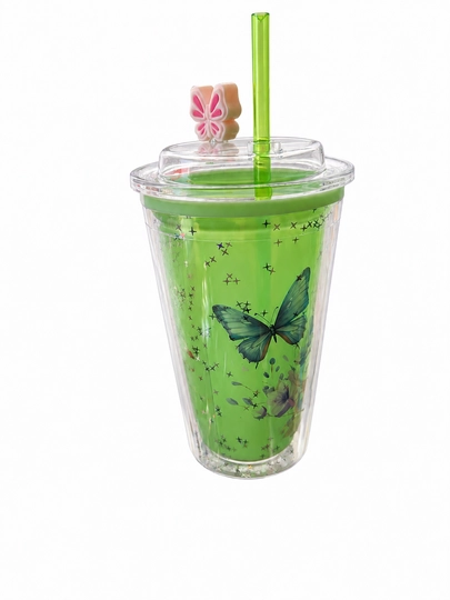 Muhrlangan qopqoq va xafsiz plasmassali stakan, 700 ml