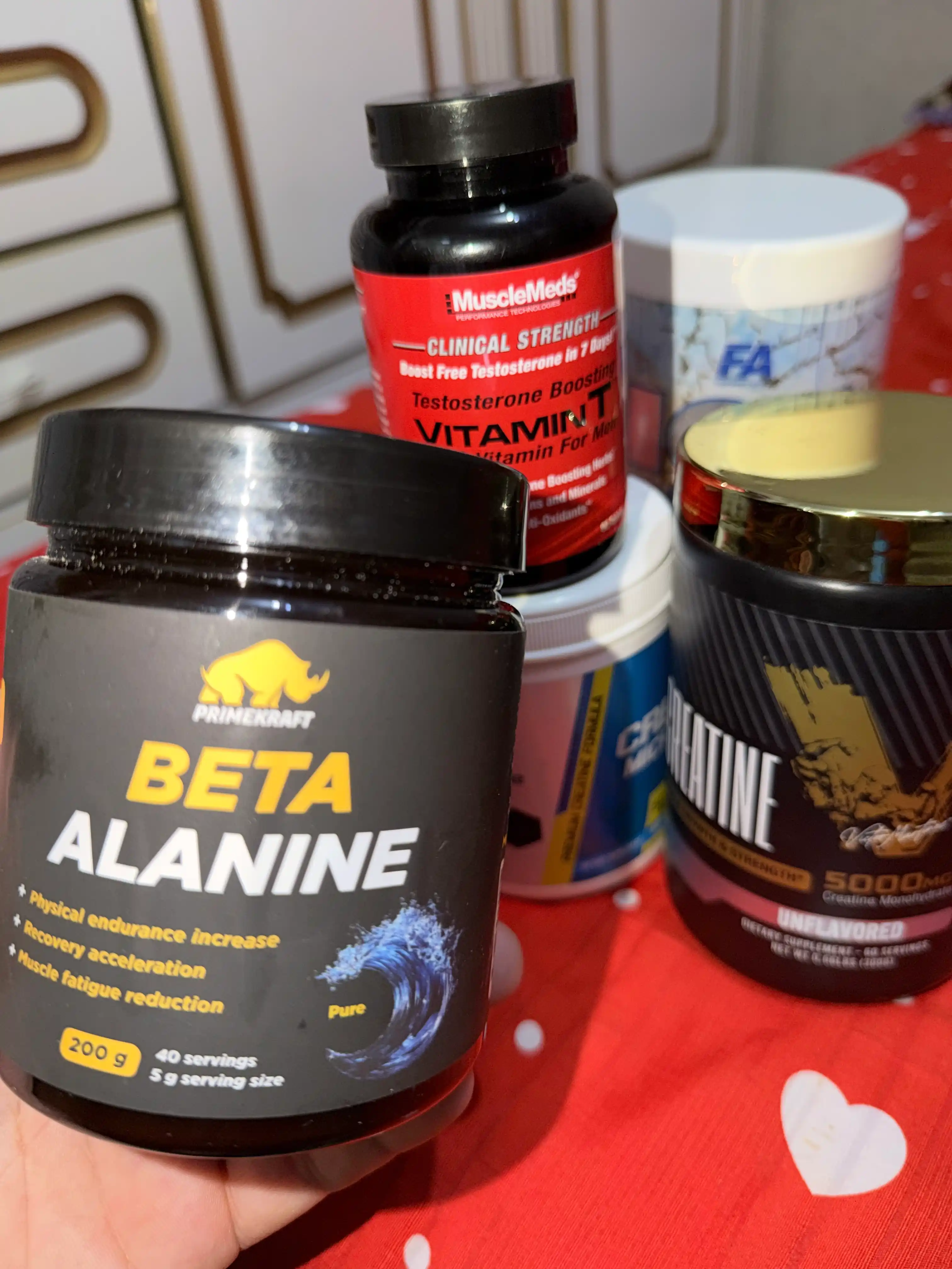 Бета - аланин Primekraft, без вкуса, 200 г, 40 порций