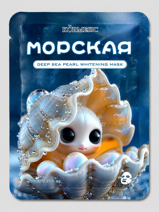 Набор тканевых масок для лица KORMESIC Deep Sea, 6 видов, питание и восстановление, 25 мл - 