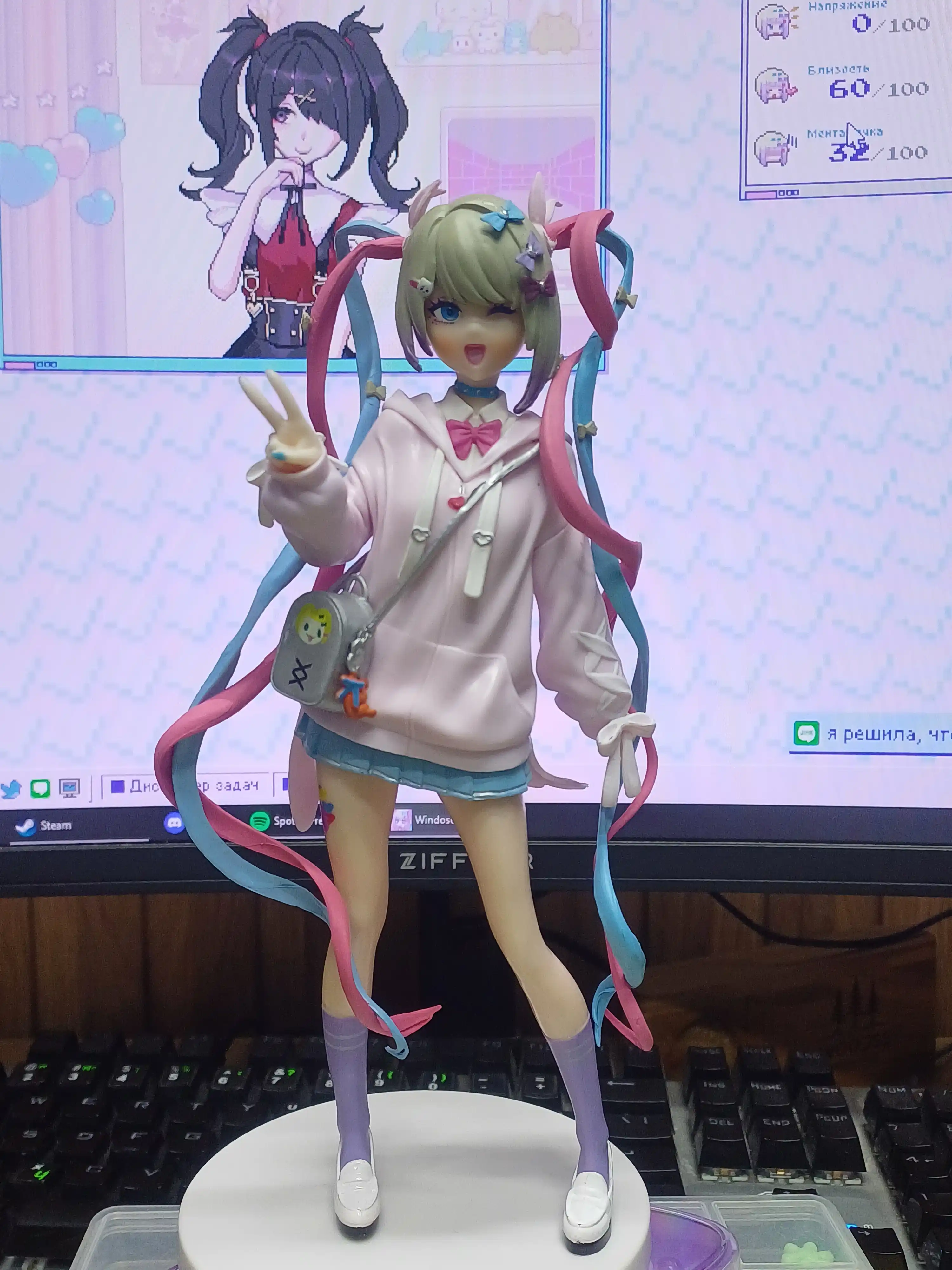 Maftunkor Chou Tenshi Anime Figurkasi – Premium Kolleksion Bezak
