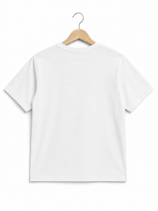 Premium paxta futbolkasi, Oversize, oq, 3XL, viskoza bilan paxtadan tayyorlangan