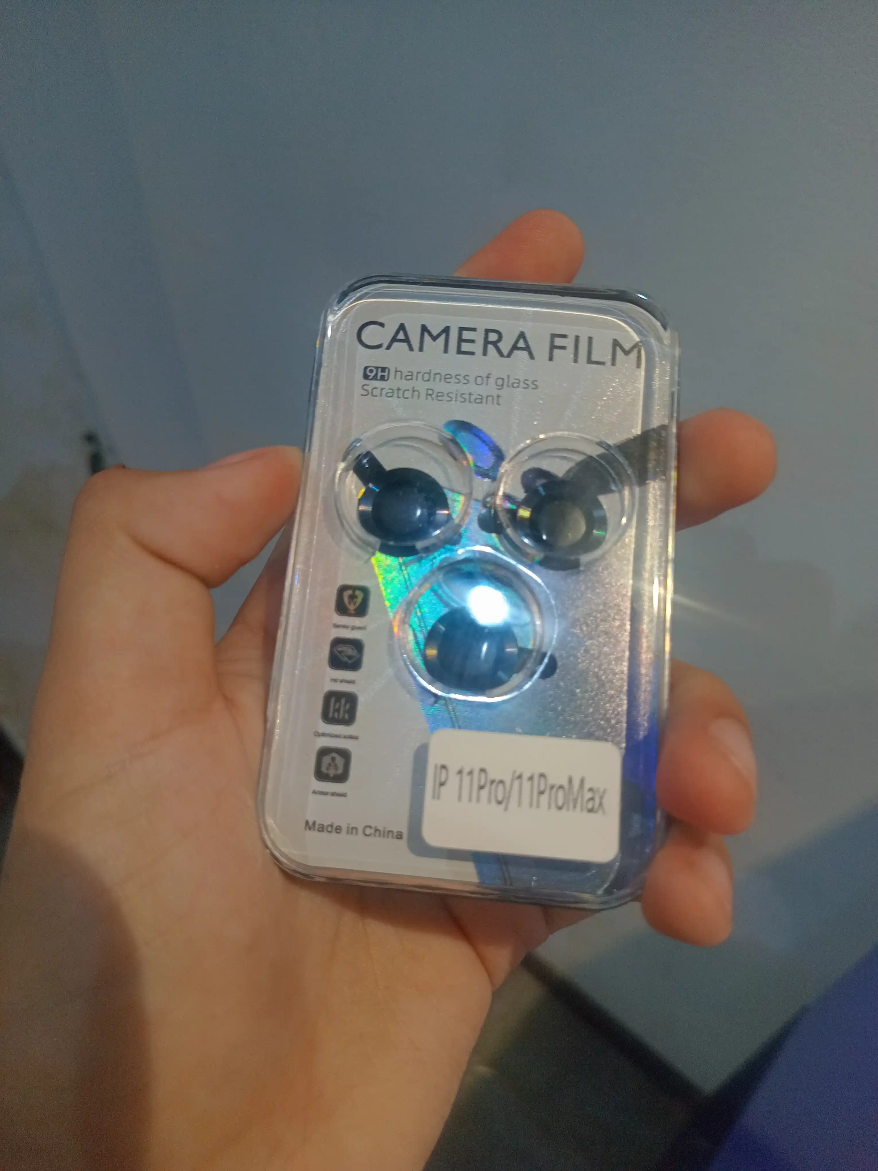 Kamera uchun himoya oyna iPhone 13 Pro, 11, 12, 14, 15, 16, 17 Pro/Pro Max g`ilof