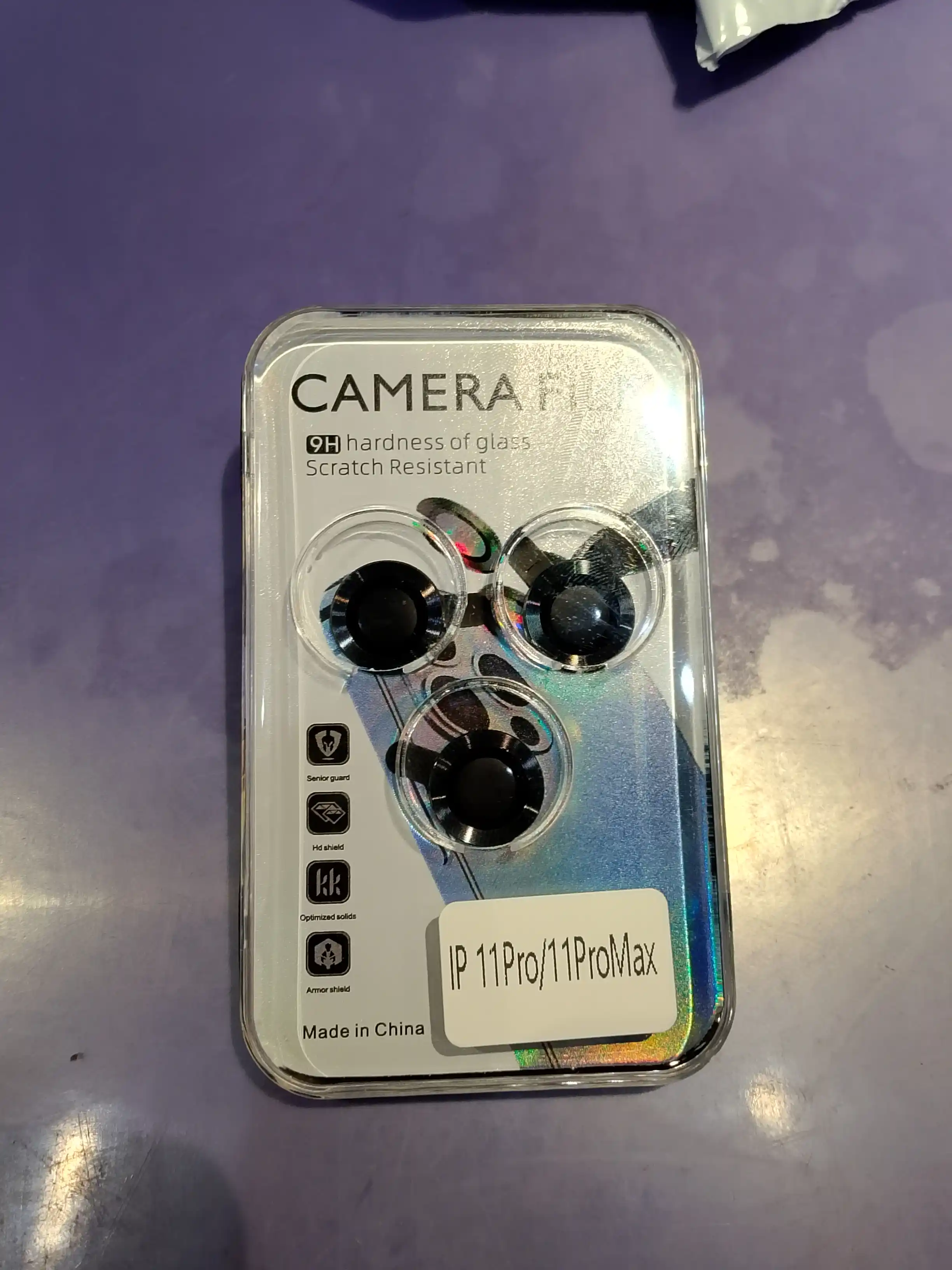 Kamera uchun himoya oyna iPhone 13 Pro, 11, 12, 14, 15, 16, 17 Pro/Pro Max g`ilof