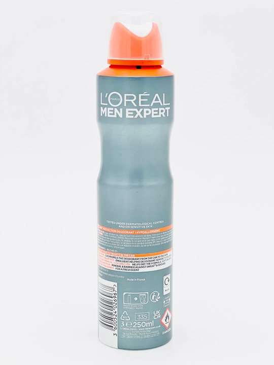 Антиперспирант-дезодорант спрей L'Oreal Paris Men Expert защита от пота на 96часов, 250 мл