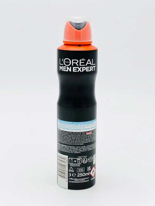 Антиперспирант-дезодорант спрей L'Oreal Paris Men Expert защита от пота на 96часов, 250 мл