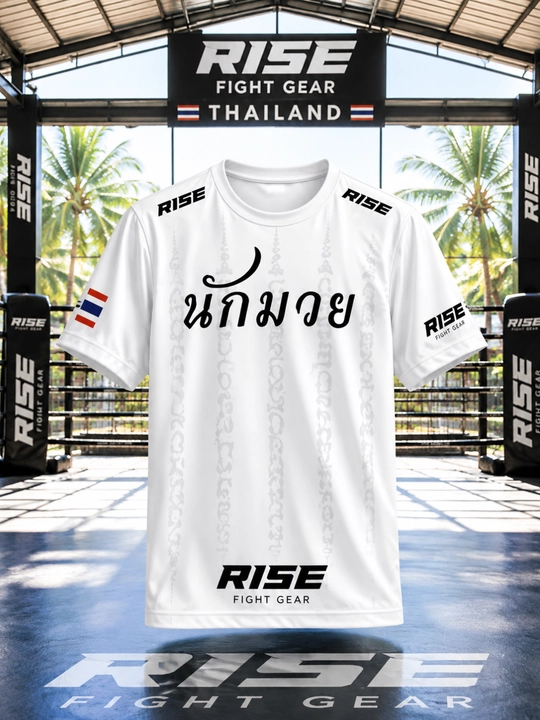 Футболка спортивная RISE Fight Gear Muay Thai Dry Fit мужская - 