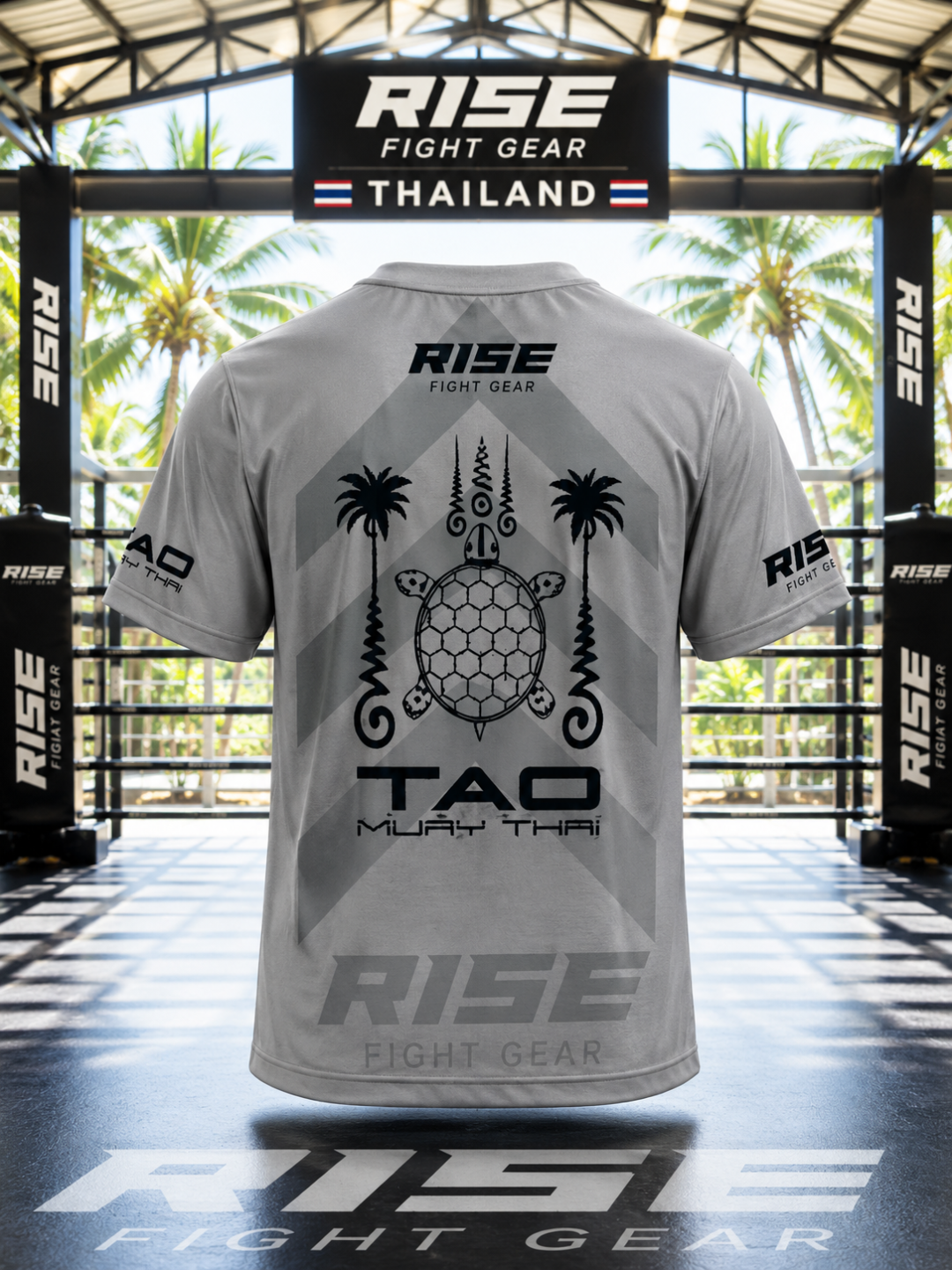 RISE Muay Thai Premium Dry Fit Mashg’ulot Futbolkasi sport va trenerovka uchun
