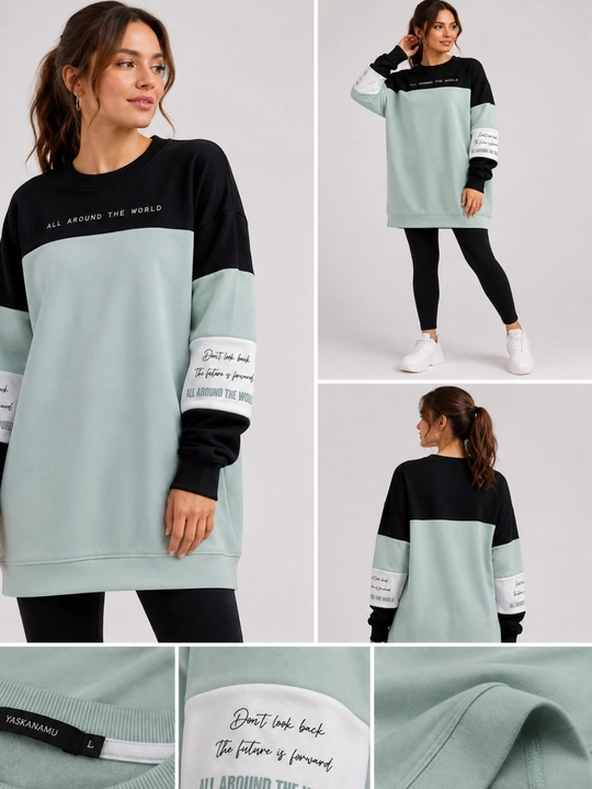 Ayollar tunikasi Oversize 100% paxta 2X nitka Premium S–XL