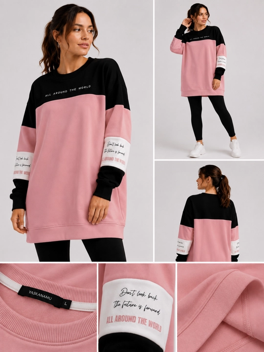 Ayollar tunikasi Oversize 100% paxta 2X nitka Premium S–XL