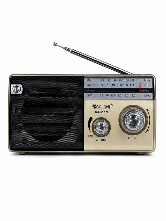 Radio GOLON RX-M77D portativ radiopriyomnik FM AM SW USB TF 