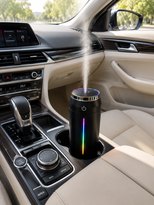 Мини-увлажнитель с RGB-подсветкой, USB, увлажнитель воздуха, портативный аромадиффузор - 
