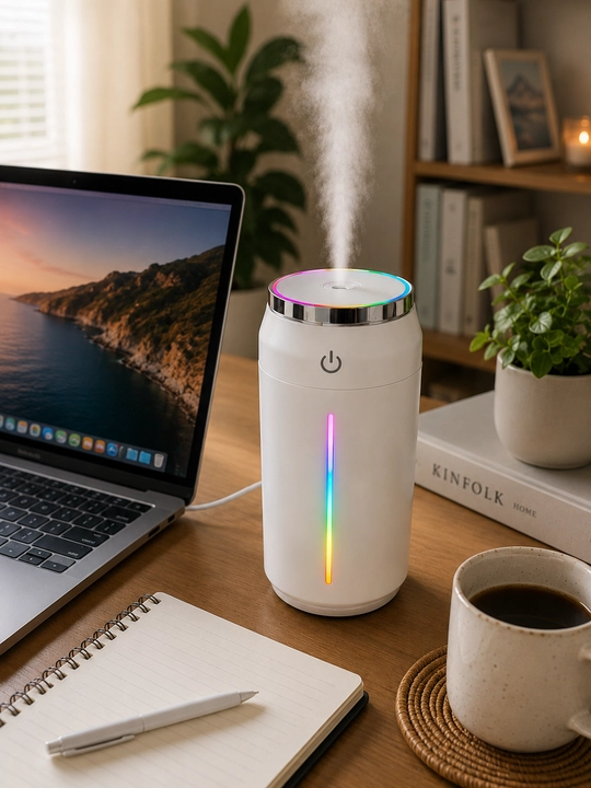 RGB yoritgichli mini namlagich, USB, havo namlagich, portativ aromadiffuzor