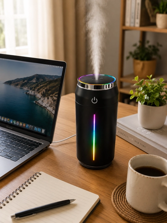 RGB yoritgichli mini namlagich, USB, havo namlagich, portativ aromadiffuzor