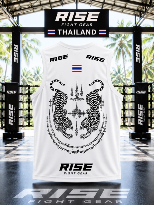 RISE Fight Gear Muay Thai sport maykasi Dry Fit erkaklar uchun