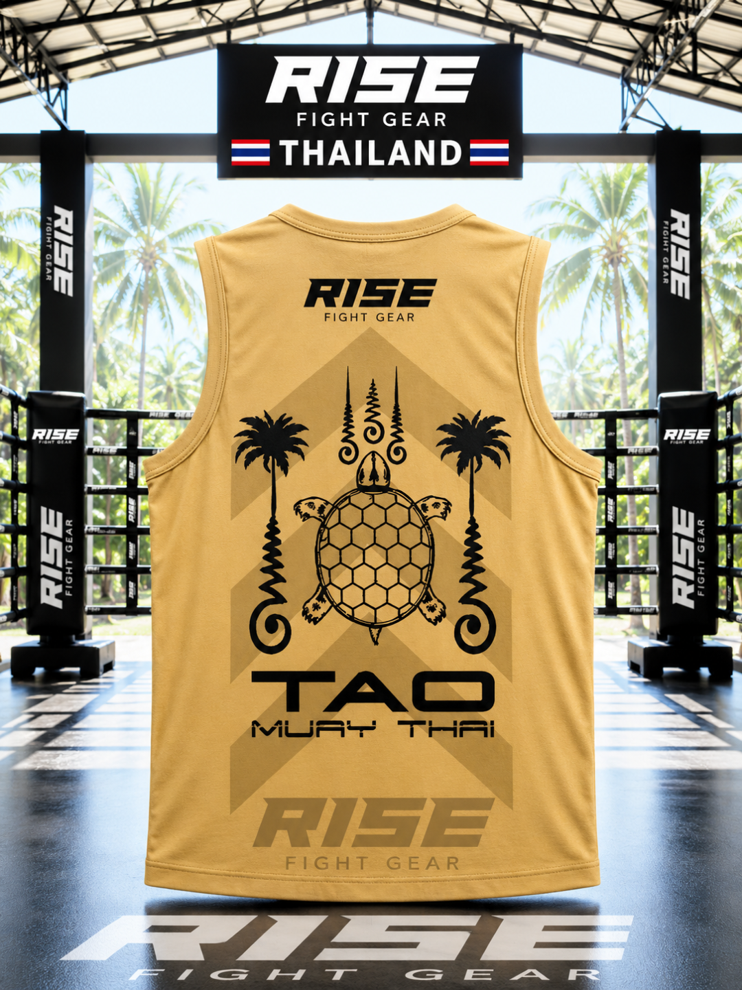 RISE Fight Gear Muay Thai sport maykasi Dry Fit erkaklar uchun